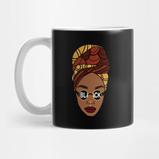 Afro, Black Queen, Proud African Woman, Melanin Mug